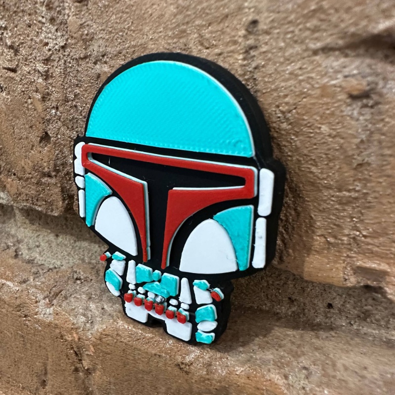 Brelok 3D – Boba Fett (inspiracja)